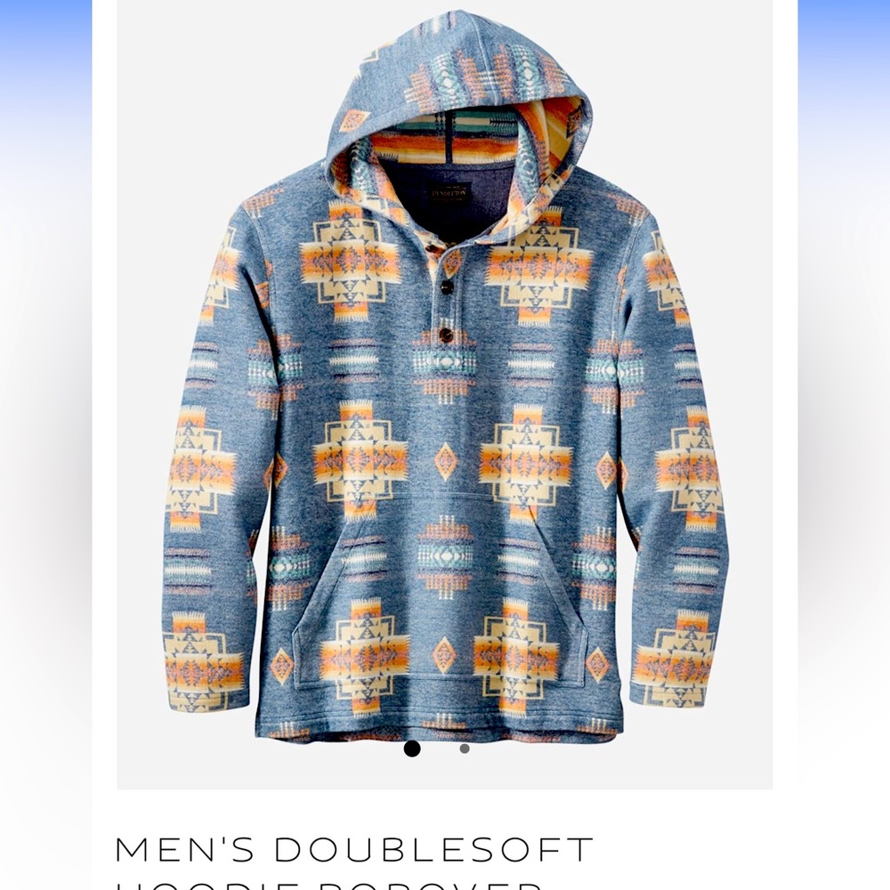 Pendleton Beach Henley Hoodie